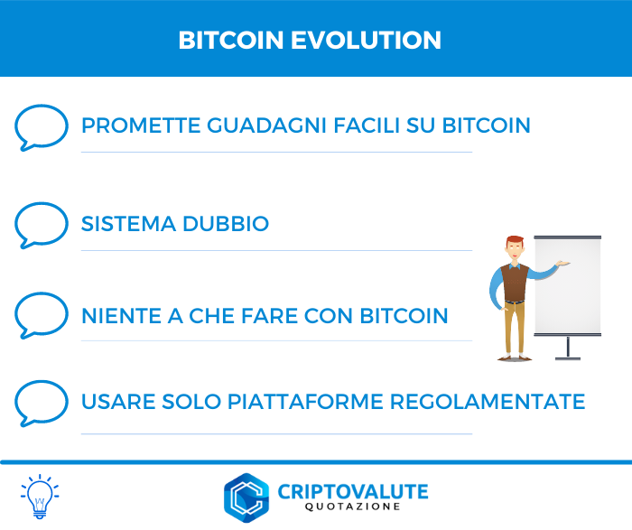 Bitcoin Evolution: riepilogo