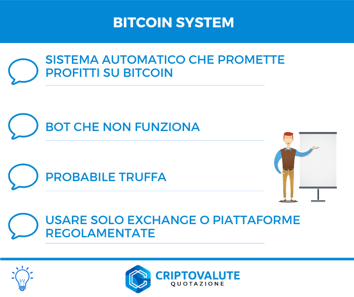 Bitcoin System Riepilogo